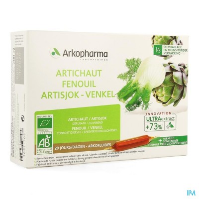 ARKOFLUIDE ARTISJOK VENKEL BIO AMP 20